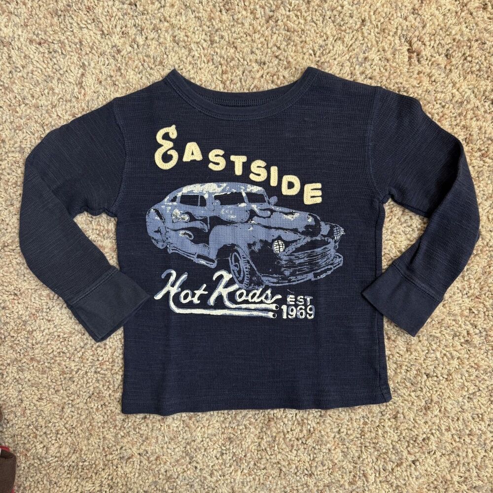 babyGap boy size 3 shirt top navy gap baby car